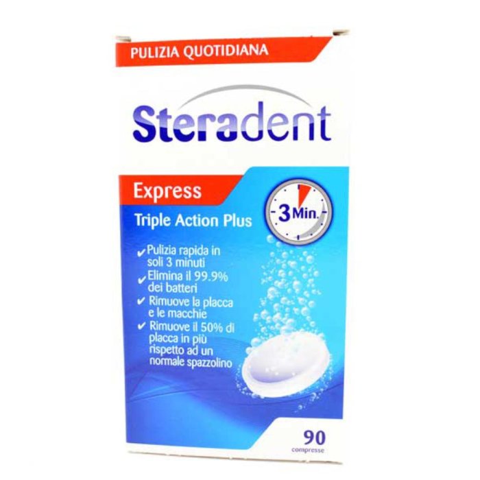 Steradent Triple Action Plus 90 Compresse