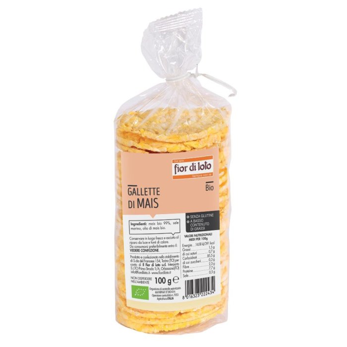 Fior Di Loto Gallette Di Mais Bio Senza Glutine 100g