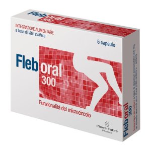 Pierre Fabre Fleboral Integratore Alimentare 300 5capsule