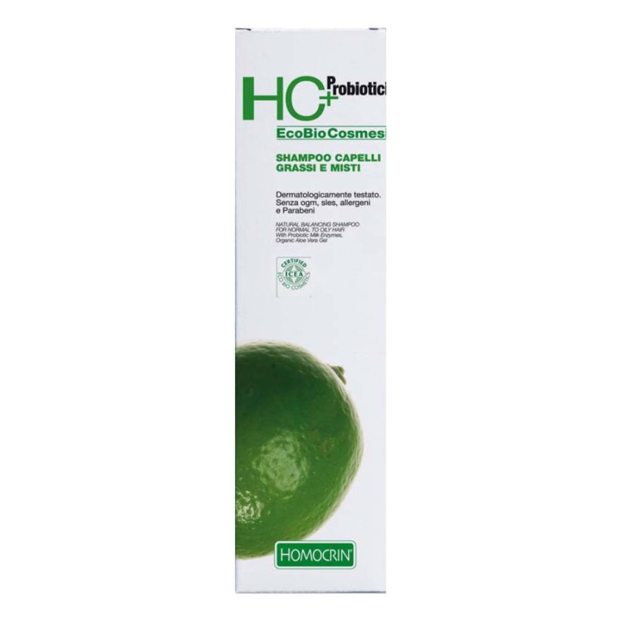 Specchiasol Homocrin Shampoo Naturale Capelli Grassi E Misti 250 ml