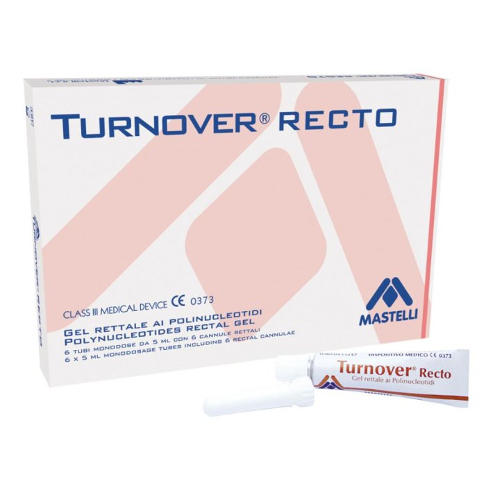 Mastelli Turnover Recto Gel Rettale 6 Tubi Da 5 Ml