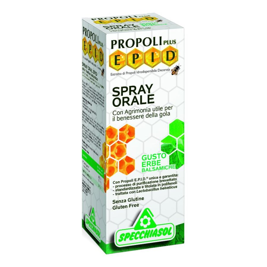 Specchiasol Epid Spray Orale Propoli Erbe Balsamiche 15 ml