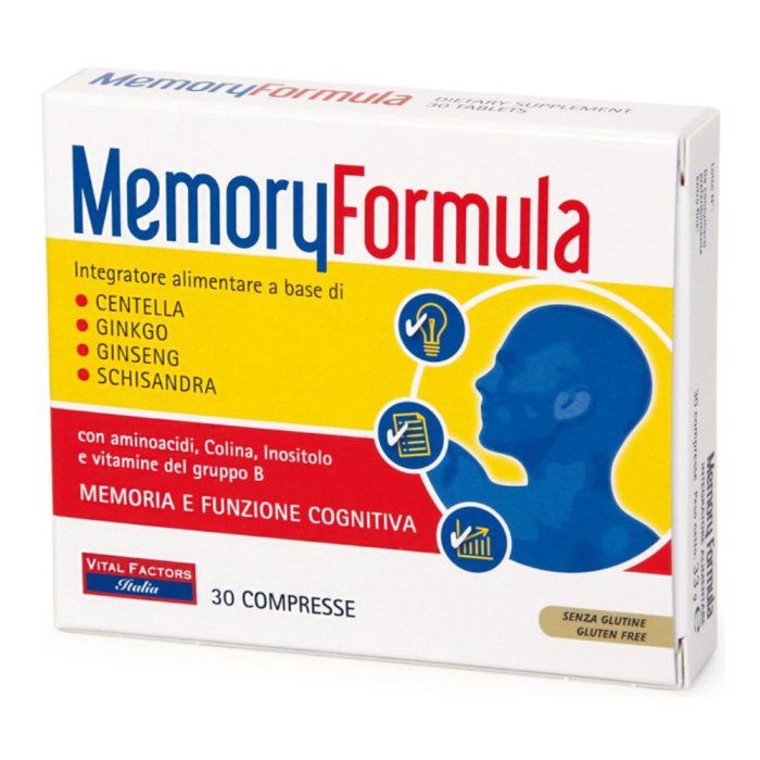 Vital Factors Italia Memory Formula 30 Compresse