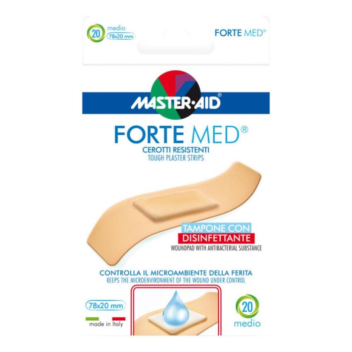 Pietrasanta Pharma Cerotto Master-aid Forte Med Medio 20 Pezzi