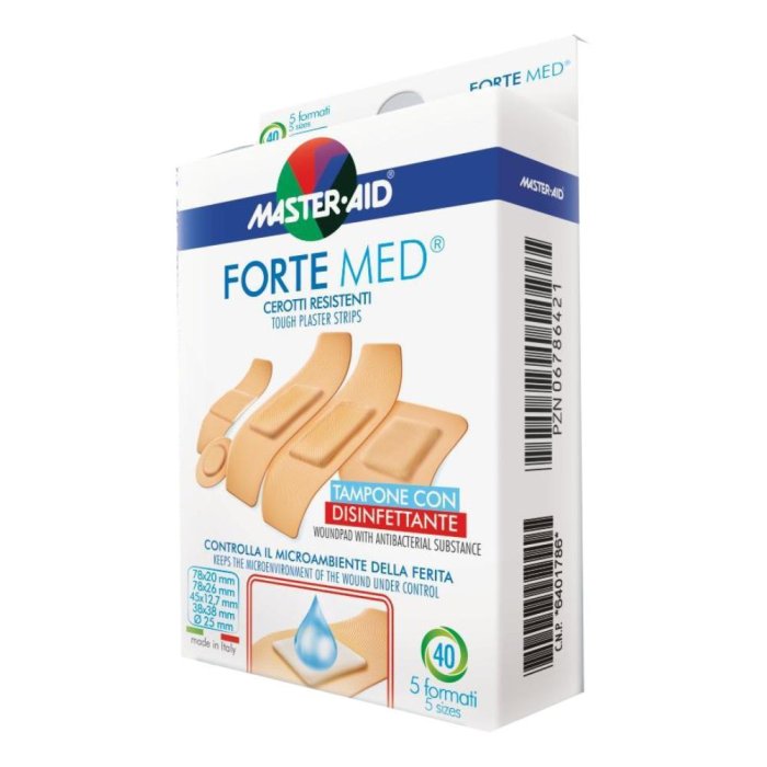 Pietrasanta Pharma Cerotto Master-aid Forte Med 2 Formati 20 Pezzi