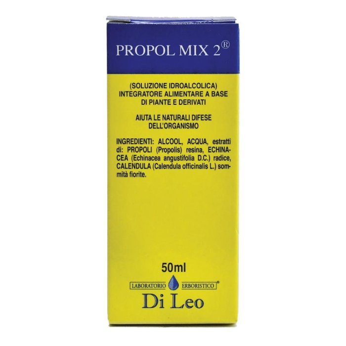 Leo Propoli 2 Mix Integratore Alimentare Naturale in Gocce 50 ml per Difese Immunitarie e Benessere di Gola e Vie Respiratorie