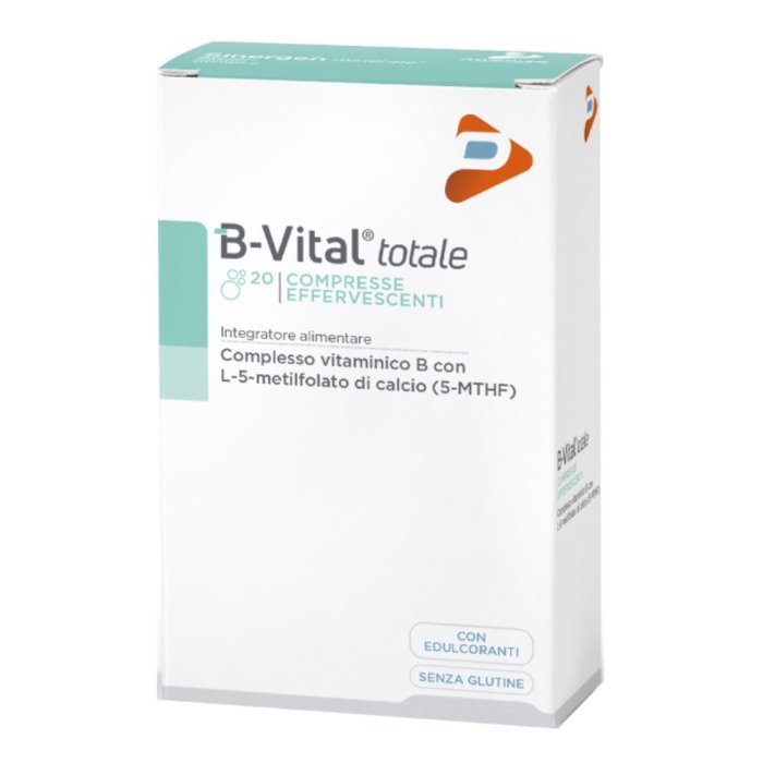 PharmaLine  Vitamine B Vital Totale Integratore 20 Compresse Effervescenti
