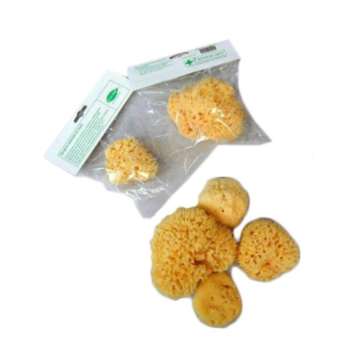 Farmacare Spugna Naturale di Mare 10/11 cm con fori larghi