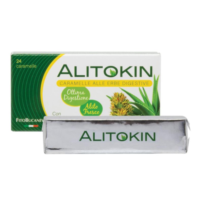 Fitobucaneve Alitokin Caramelle alle erbe digestive 24 caramelle