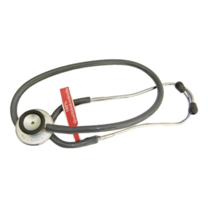 Stetofonendoscopio Professional Corpo In Acciaio Inox 18/8, Archetto Biauricolare Cromato Con Doppia Molla Interna