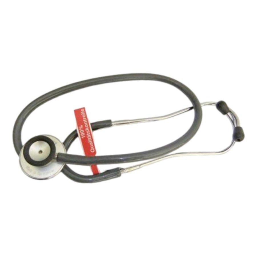 Stetofonendoscopio Professional Corpo In Acciaio Inox 18/8, Archetto Biauricolare Cromato Con Doppia Molla Interna Stetofonendoscopio Professional Corpo In Acciaio Inox 18/8, Archetto Biauricolare Cromato Con Doppia Molla Interna