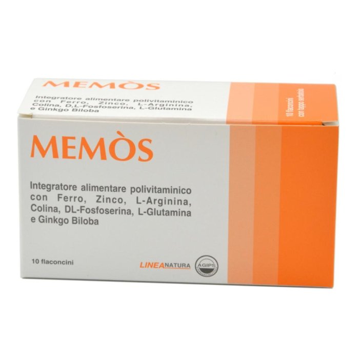 Agips Farmaceutici Memos 10 Flaconcini 10 Ml