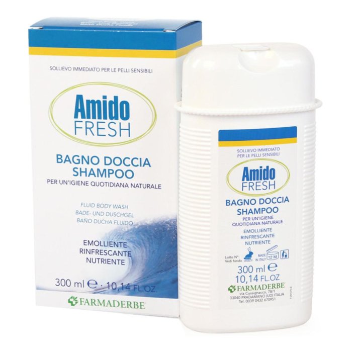 Farmaderbe Amido Fresh - Bagno Doccia Shampoo 300 ml