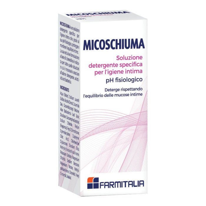 Farmitalia Micoschiuma Detergente Ginecologico con Clorexidina 80 ml