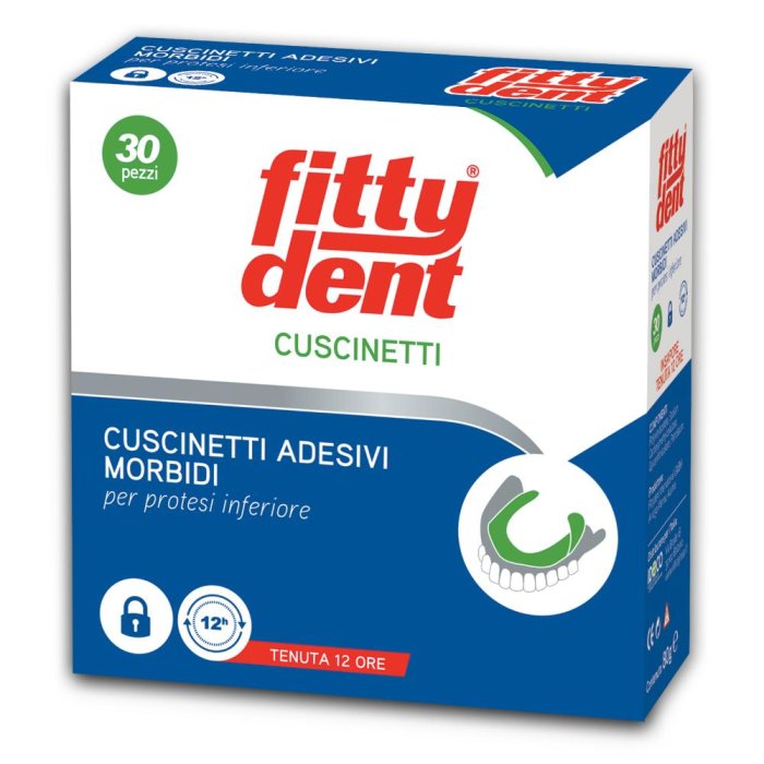 Ideco Fittydent Cuscinetti Adesivi 30 Pezzi Nf