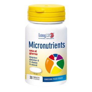 LongLife Micronutrients Integratore Alimentare 30 Tavolette