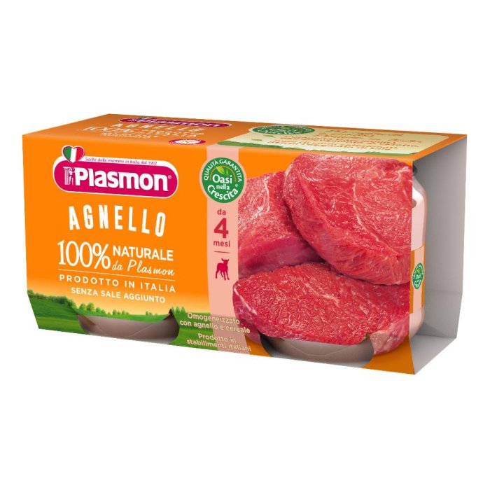 Plasmon Omogeneizzato Agnello 80 G X 2 Pezzi