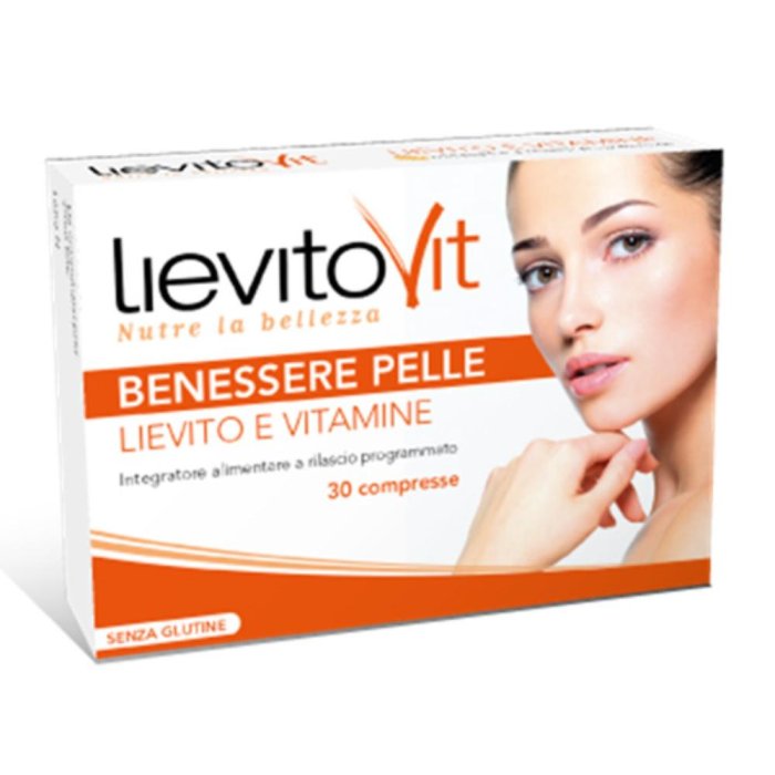LievitoVit  Salute e Benessere Lievito Vivo e Vitamine Integratore 30 Buste