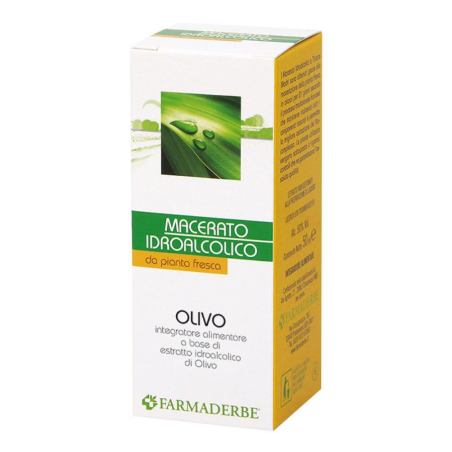 Olivo macerato idroalcolico 50 ml - preparato fitoterapico a base di olivo