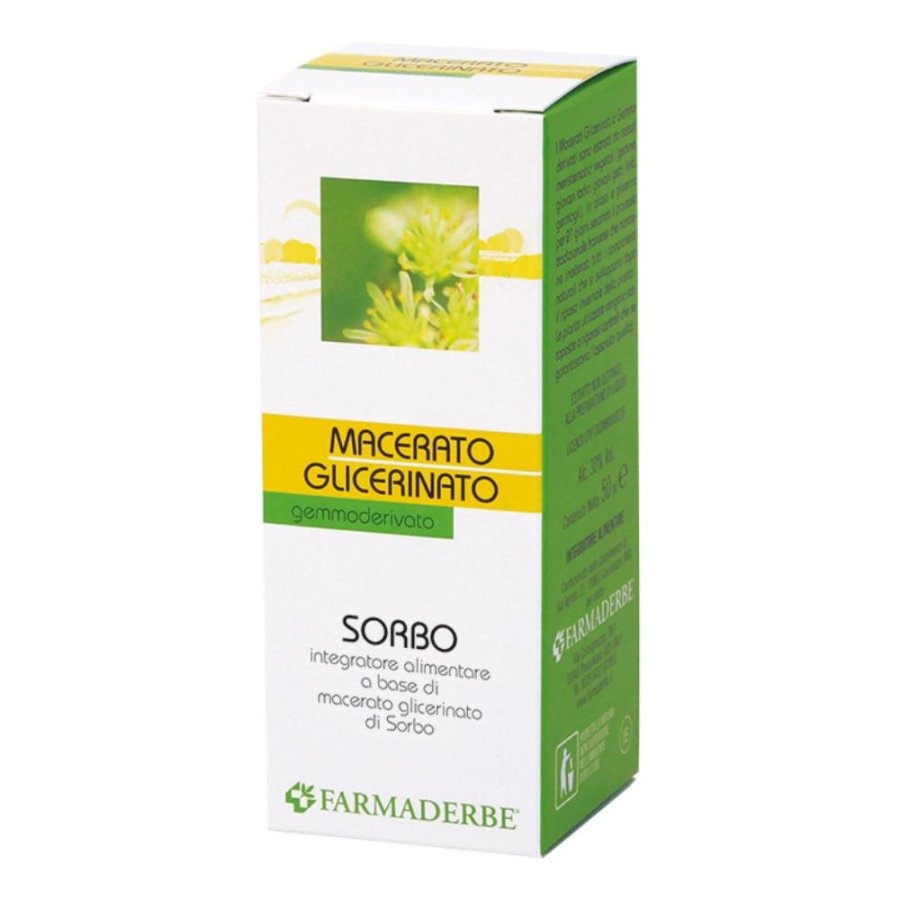 Farmaderbe Sorbo Gemme Macerato Glicerinato 50 Ml