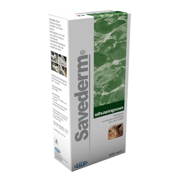 ICF Farmaceutici  Animali Domestici Savederm Shampoo Cani e Gatti 250 ml