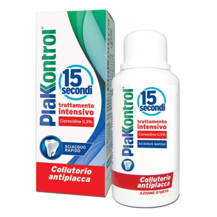 Plakkontrol  Igiene Dentale Quotidiana 15 Secondi Collutorio 250 ml