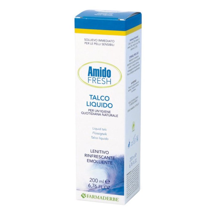 Farmaderbe Amido Fresh - Talco Liquido 200 ml