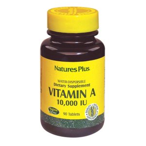 NaturesPlus Vitamina A Veg 10.000 UI Integratore di Vitamina A 90 Tavolette