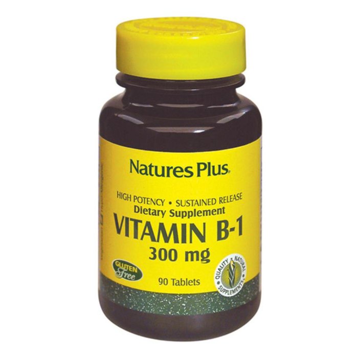 Vitamina B1 Tiamina 300 mg Integratore ad Alto Dosaggio per Energia e Sistema Nervoso | Vitamina Essenziale Tiamina in Compresse