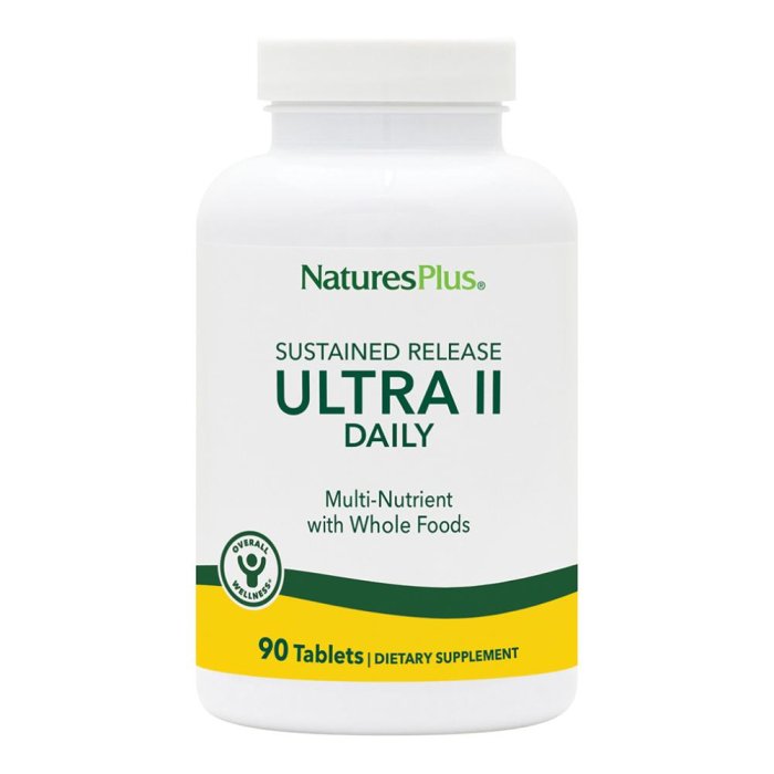 Nature's Plus Ultra Two Multivitamine & Minerali Integratore Alimentare 90 Tavolette