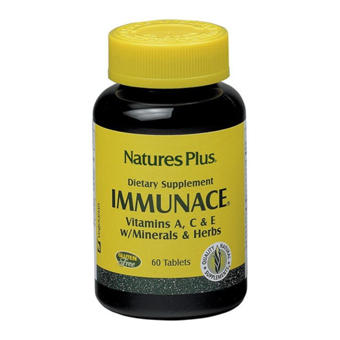 Immunace Integratore per le Difese Immunitarie con Vitamine e Minerali 60 Compresse