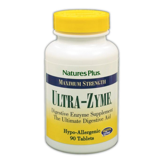 Natures Plus Ultra Zyme Integratore Aiuto Digestivo 90 Tavolette