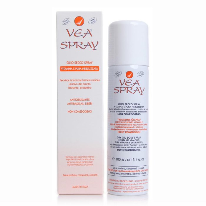 VEA Olio Secco Spray Vitamina E Pura Nebulizzata Pelli Sensibili 100 ml
