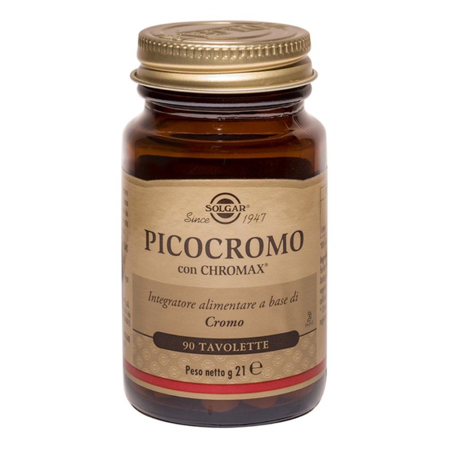 Solgar  Metabolismo Sano Picocromo Integratore Alimentare 90 Tavolette