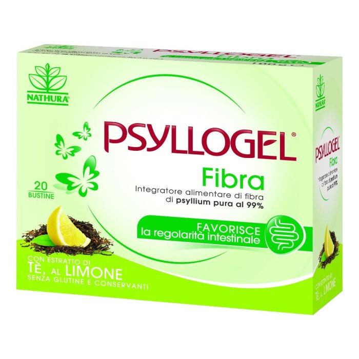  Psyllogel Fibra Integratore 20 Buste Tè al Limone