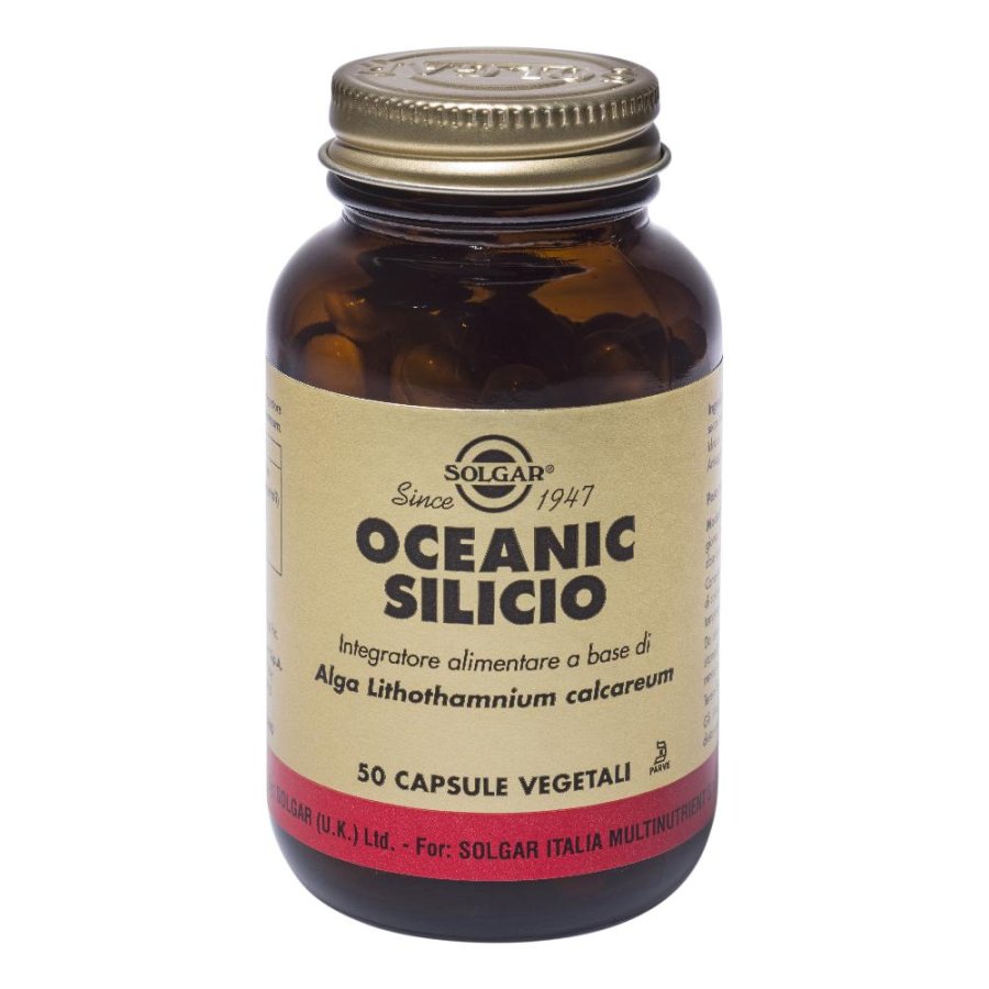 Solgar  Minerali Oceanic Silicio Integratore Alimentare 50 Capsule Vegetali