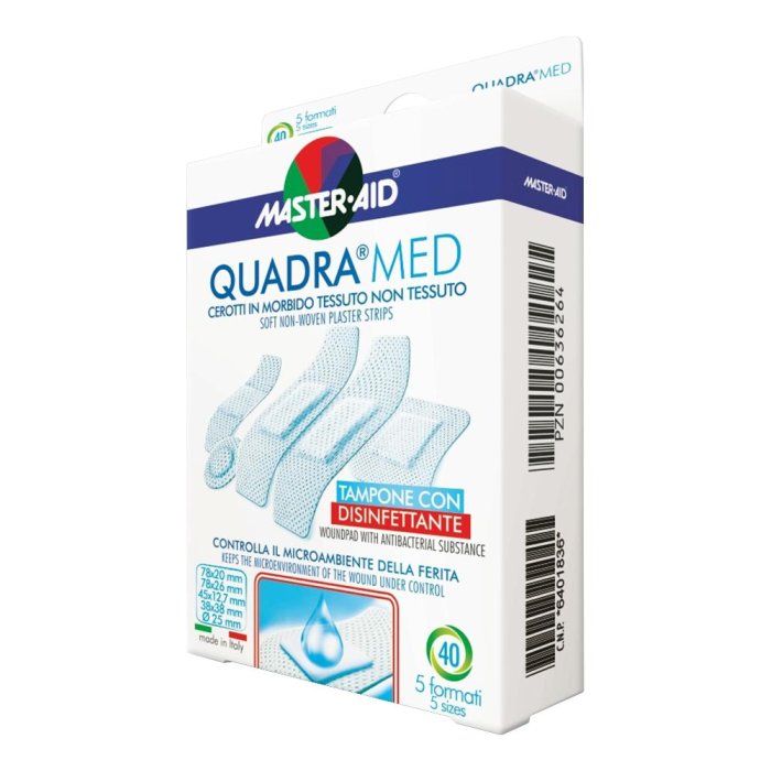 Pietrasanta Pharma Cerotto Master-aid Quadra Dermoattivo Extra 20 Pezzi