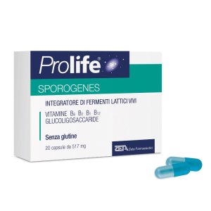 Zeta Farmaceutici Prolife Sporogens Fermenti Lattici Vivi 20 Capsule