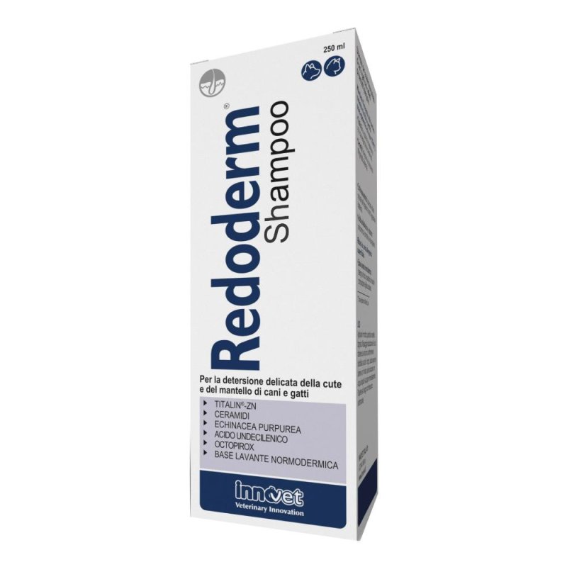 Innovet  Animali Domestici Redoderm Detersione Cani e Gatti Shampoo 250 ml