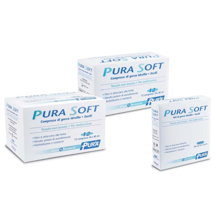 Sixtem Life Garza In Tessuto Non Tessuto Pura Soft 18x40cm 12 Pezzi