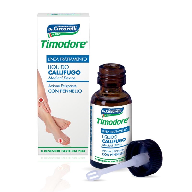 Callifugo Ciccarelli liquido con pennello 10 ml per calli, occhi di pernice e duroni
