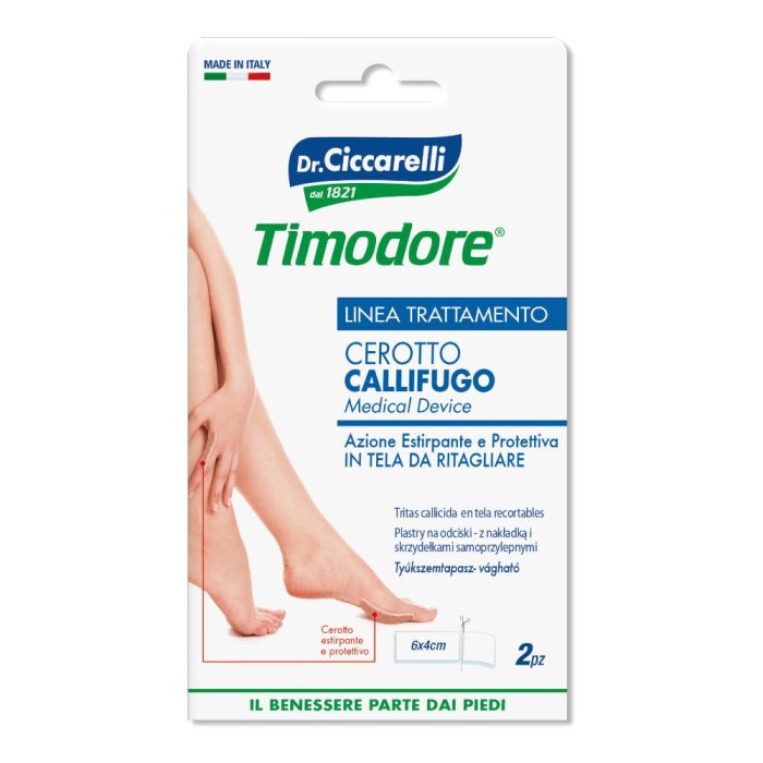 Ciccarelli Cerotti Callifughi In Tela Da Ritagliare 2 Pezzi