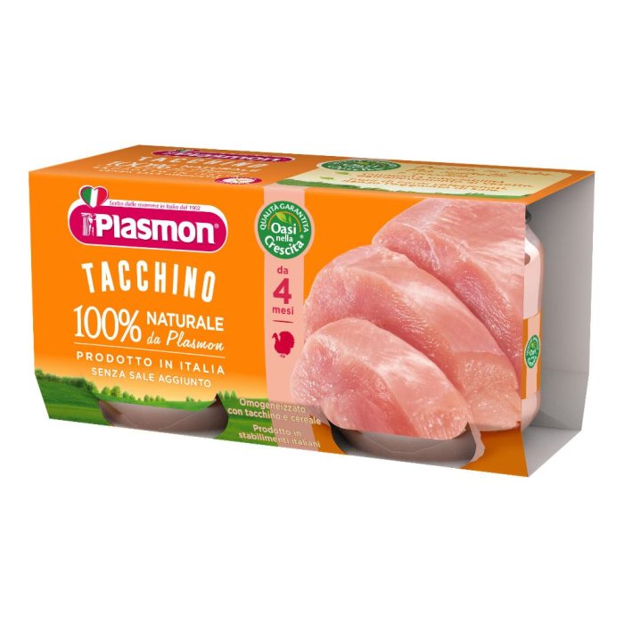 Plasmon Omogeneizzato Tacchino 80 G X 2 Pezzi