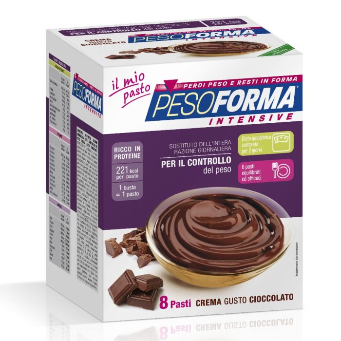 Pesoforma  Alimentazione Dietetica Pasto Sostitutivo Crema Cioccolato 8 Bst