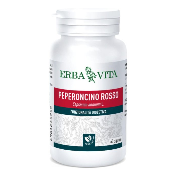 Erba Vita Linea Monoplanta Peperoncino Integratore Alimentare 60 Capsule
