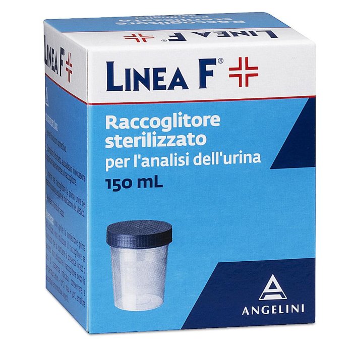 Angelini Linea F Raccoglitore Sterilizzato Per Analisi Urine 150 ml