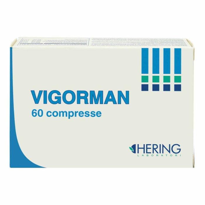 Vigorman Hering 60 Compresse Integratore Naturale Tonico Energetico per Uomo