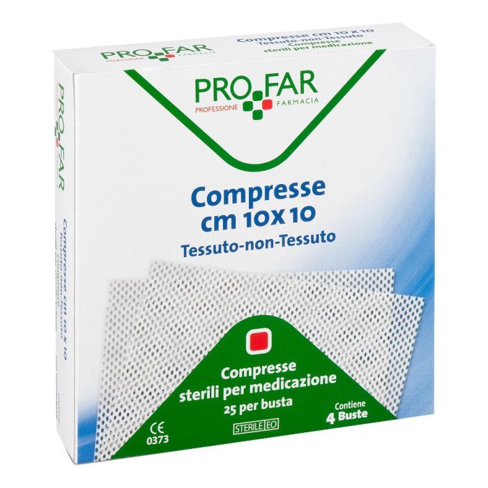 Profar Compresse Sterili in TNT 10x10cm 100 compresse sterili