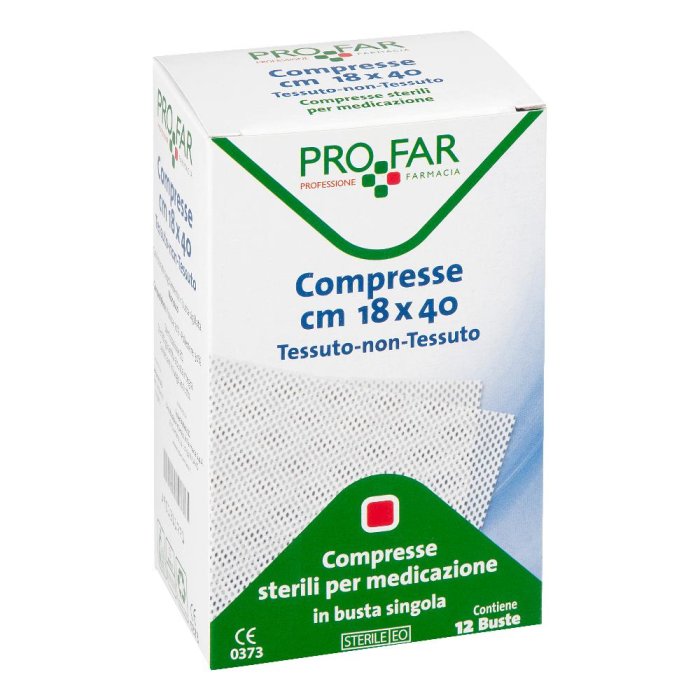Profar Compresse di Garza in TNT per Medicazione 18 x 40 cm 12 garze