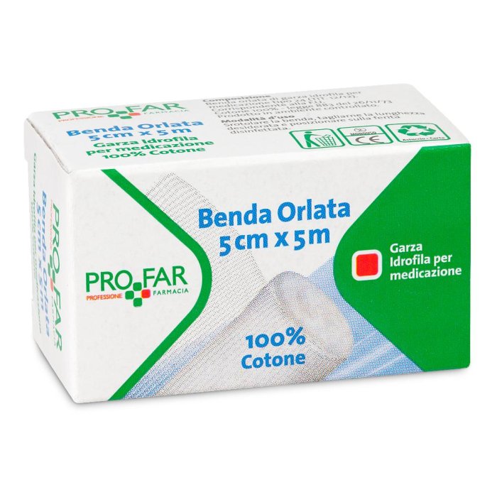 Federfarma.co Benda Orlata 5 Cm X 5 M Profar